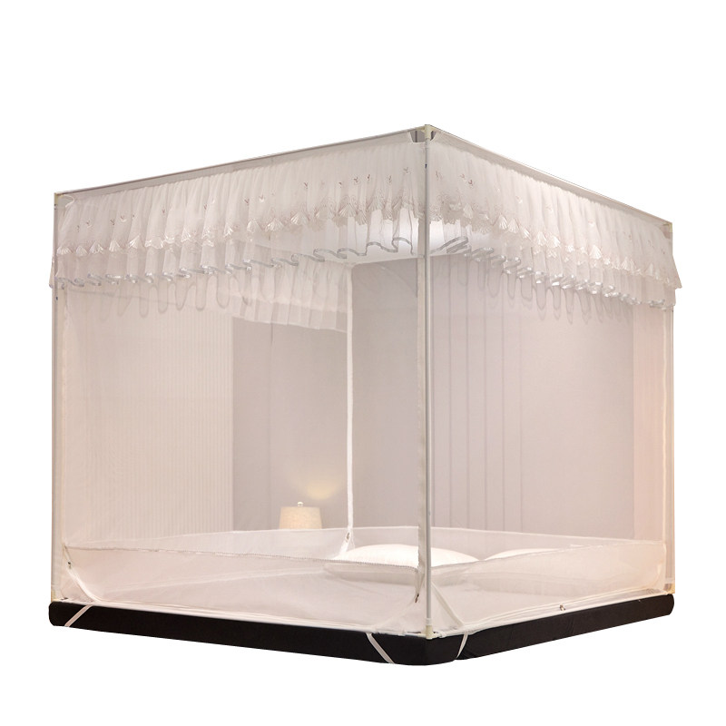 u型蚊帐宫廷三开门公主风坐床式方帐儿童防摔拉链蒙古包全底回底,淘宝优惠券,粉丝福利购,淘宝优惠卷