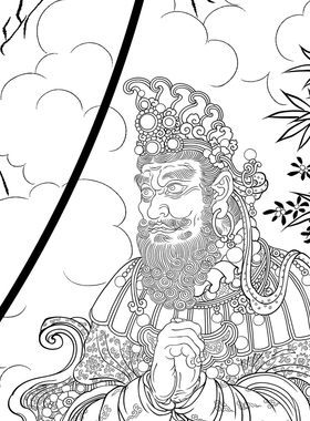 法海寺壁画文殊普贤水月观音