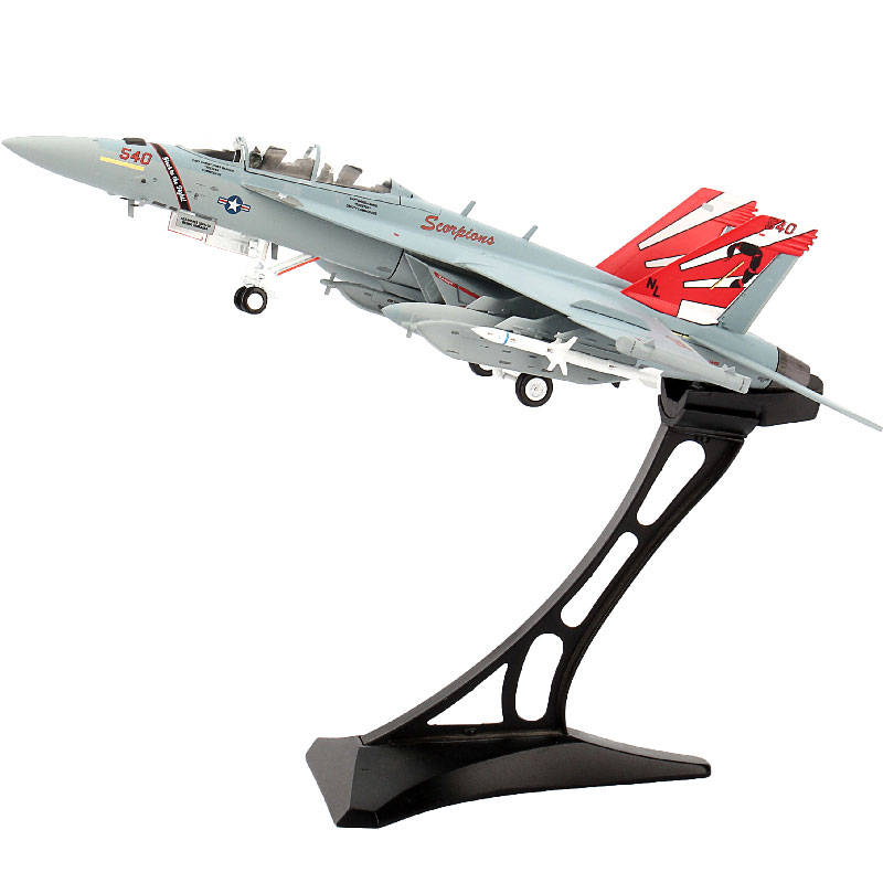 JC WINGS 美国海军EA-18G咆哮者 F18战斗机模型 VAQ-132 蝎子中队 - 图3