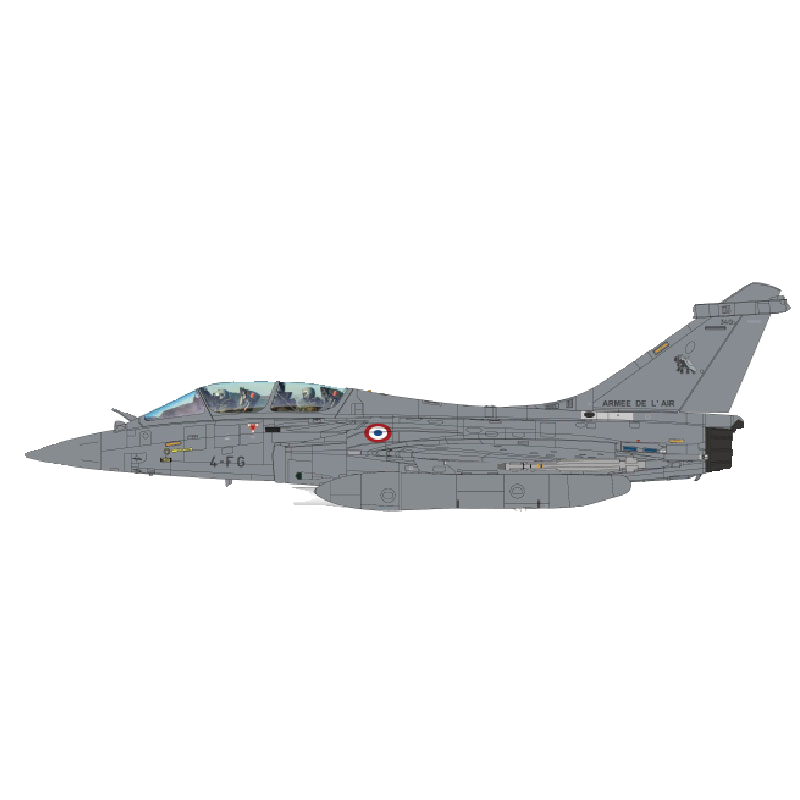 收藏家 1/72 法国空军阵风B战斗机模型 Rafale B 带ASMP-A HA9608 - 图0