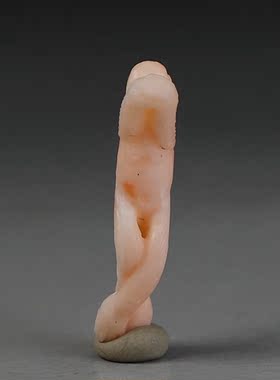 [原创]纯手工雕刻爬绳小猴有机宝石小挂件 个性设计吊坠 楼叔孤品