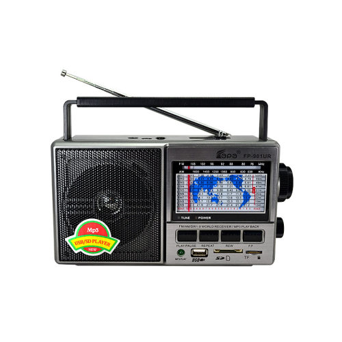 飞鹏901专业DSP多全波段收音机11个中短波交流充电半导体校园广播 - 图3