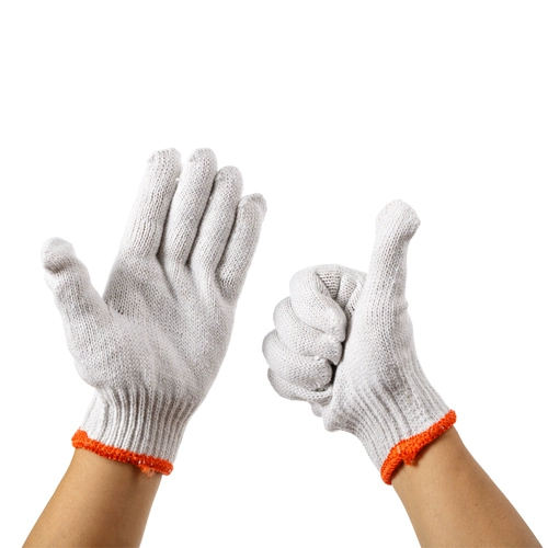 Износостойкие рабочие дышащие нескользящие хлопковые тонкие перчатки