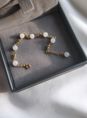 时尚百搭天然和田玉手链