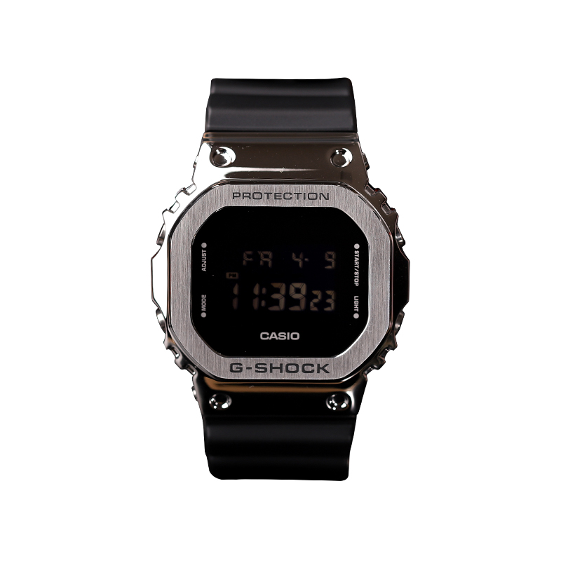 卡西欧G-SHOCK金属表壳防水复古运动小方块GM-5600-1/5600B-1/3 - 图3