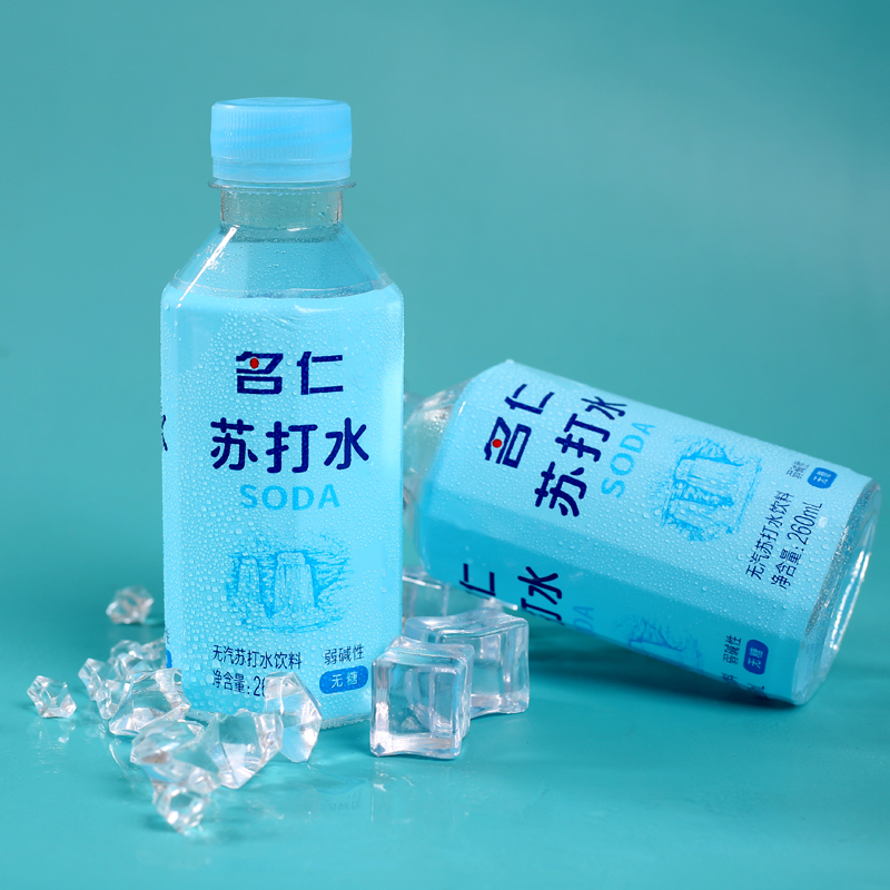 临期清仓375ML*24瓶装整箱名仁苏打水无糖无汽家用办公室开会饮料