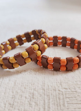 韩国托玛琳圆珠手链麦饭石会销宽版锗石手串男女款抛光电气石手镯