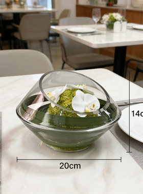 中间摆花桌花装饰高档花艺摆件