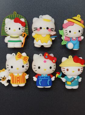 凯特猫3D立体软胶冰箱贴