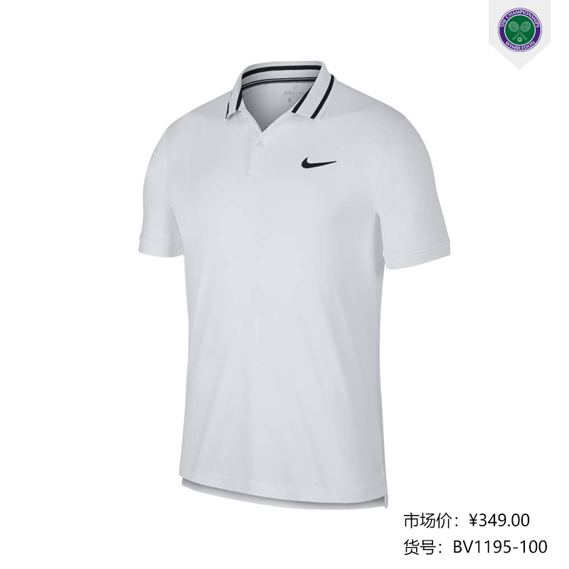 nike耐克网球服短袖男夏季速干透气高尔夫POLO翻领运动T恤CW6851 - 图0