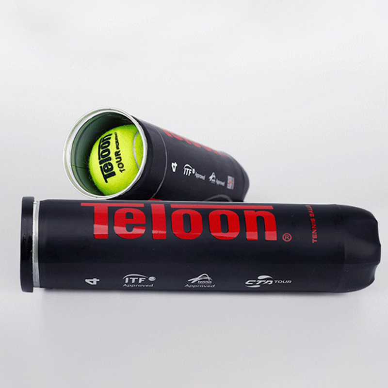 Teloon天龙网球pound罐装P4冲击波比赛用球耐打气压足训练习网球 - 图2