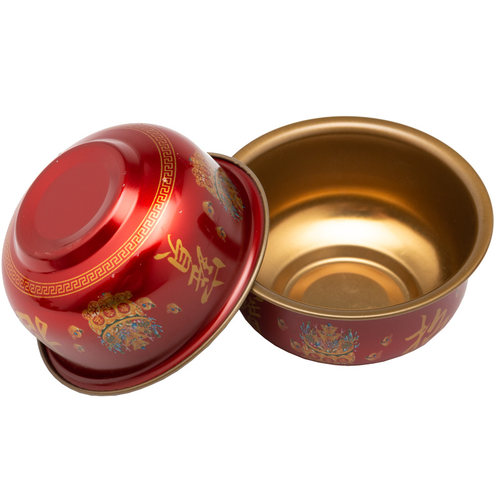 拜佛堂斋菜碗供佛碗佛前供碗拜神贡碗供具寺庙家用法会小号奉莲花 - 图3