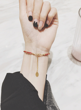 18k韩国新年好运不褪色金手链