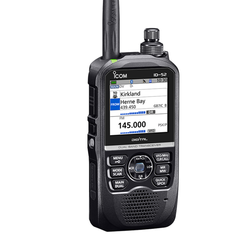 ICOM 艾可慕 ID-52E 手持对讲机 D-STAR 数字旗舰手台蓝牙录音GPS - 图1