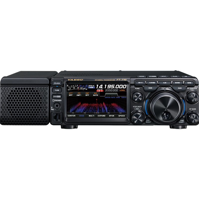 YAESU 八重洲 FT-710 Field AESS 短波收发信机 HF SDR 电台 100W - 图0