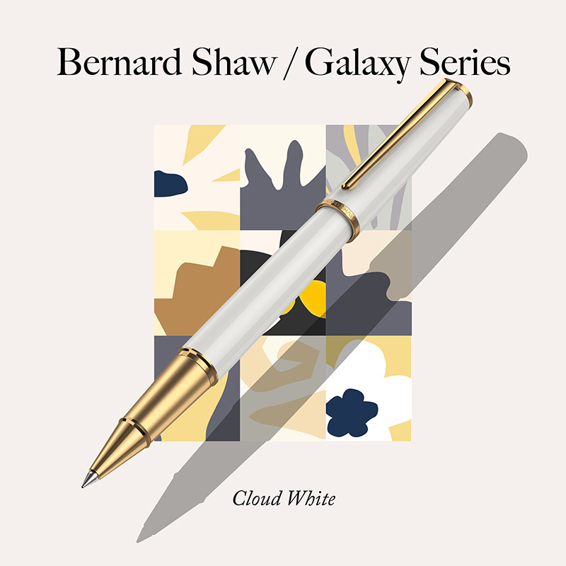 萧伯纳签字笔刻字私人定制云雾白女士商务金属宝珠笔礼物高档送礼,淘宝优惠券,粉丝福利购,淘宝优惠卷