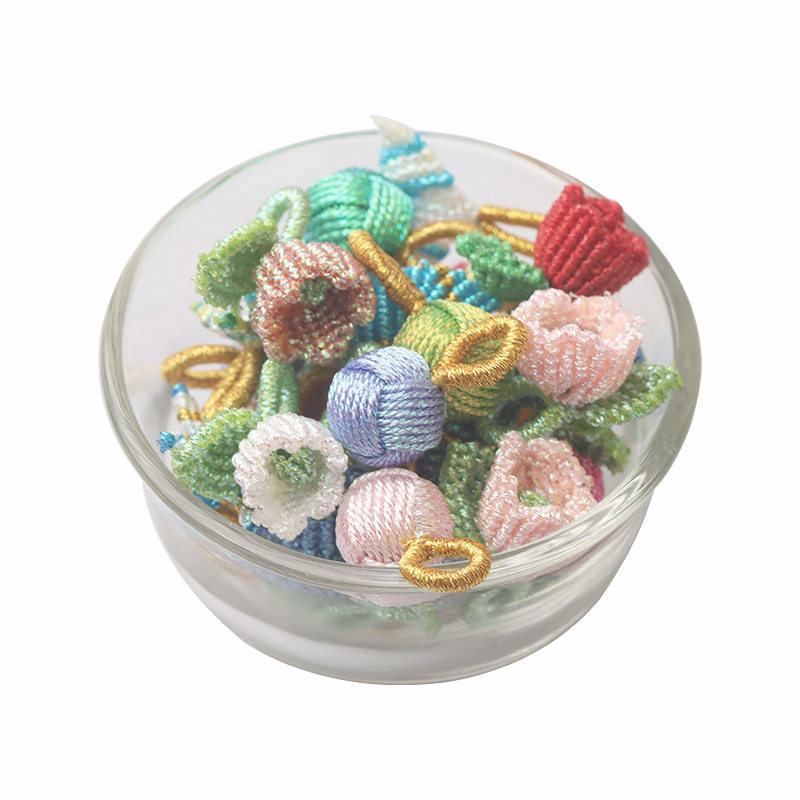 炫彩鱼尾吊坠手工编织绣球饭团小滴溜装饰手链绳配件diy饰品挂件,淘宝优惠券,粉丝福利购,淘宝优惠卷