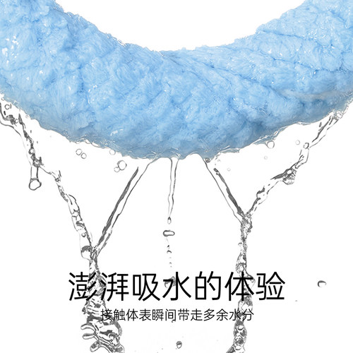 洁丽雅7A抑菌儿童毛巾柔软擦手巾厨房洗手间浴室吸水亲肤纯色方巾 - 图1