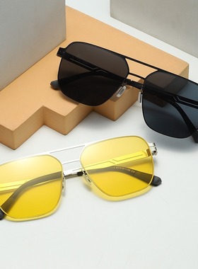 （实体店货源）高清尼龙偏光夜视眼镜男日夜两用感光变色驾驶墨镜