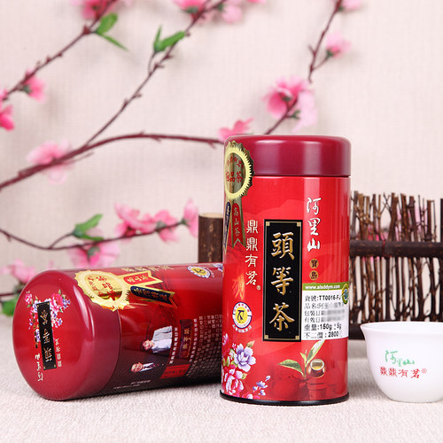 鼎鼎有茗头等茶台湾阿里山高山茶TT0016 原装正宗乌龙茶绿罐新茶 - 图0
