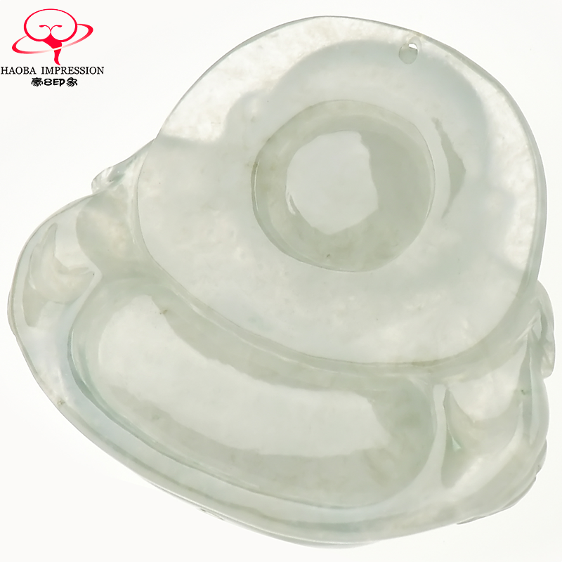 豪8印象x1149天然翡翠笑佛吊坠 豪8印象颈饰