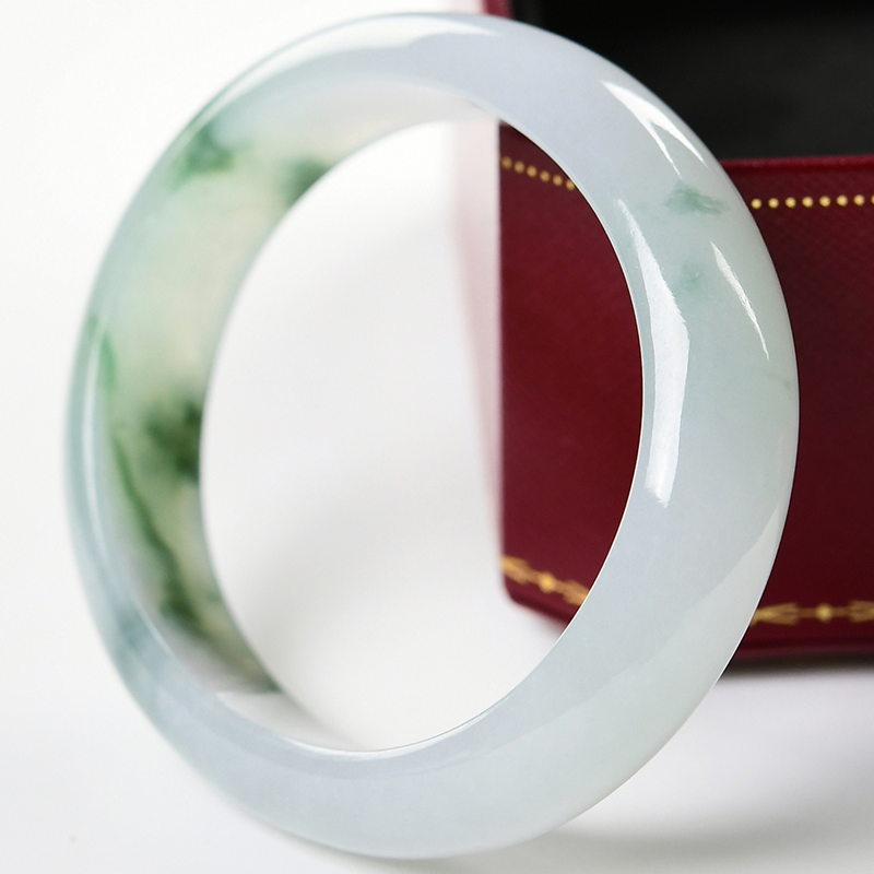 豪8印象m2457翡翠贵妃冰种玉镯 豪8印象手饰