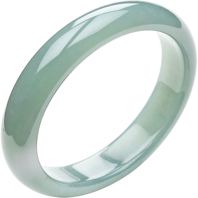 豪8印象f608女冰种蓝绿翡翠手镯 豪8印象手饰