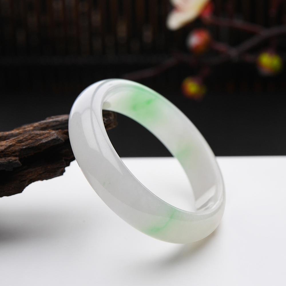 豪8印象l1006翡翠贵妃冰种玉镯子 豪8印象手饰