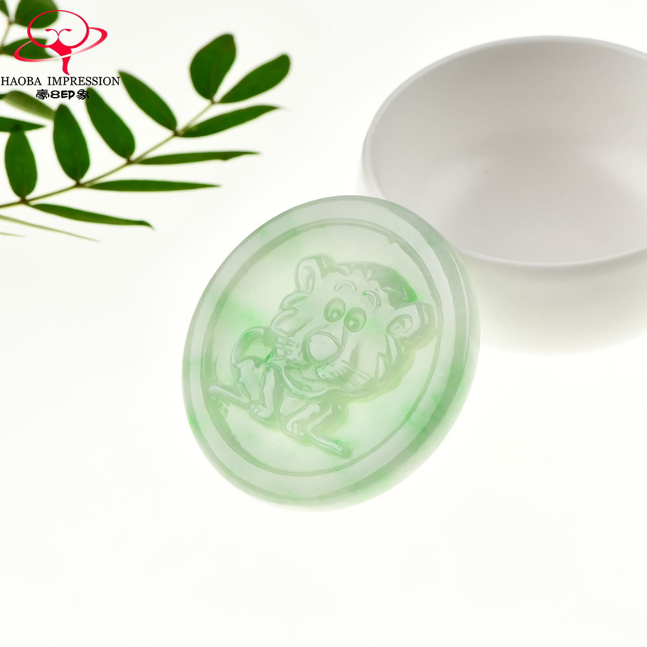 豪8印象x1700天然翡翠生肖虎吊坠 豪8印象颈饰