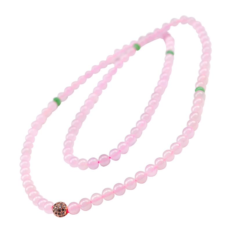 豪8印象qs256天然翡翠冰种项链 豪8印象颈饰