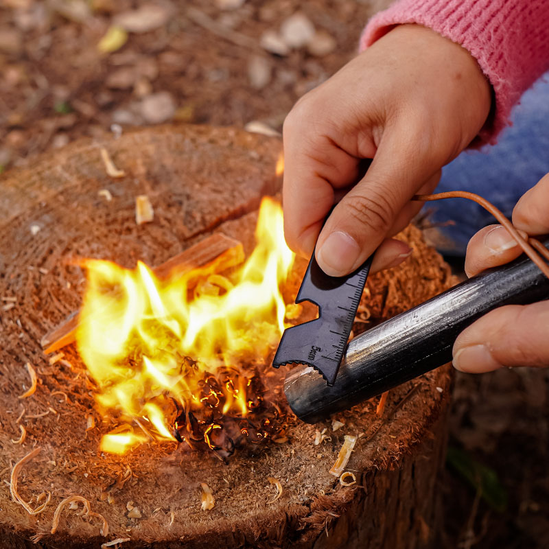 野人bushcraft户外露营打火棒防水取火石求生点火器荒野生存装备-图0