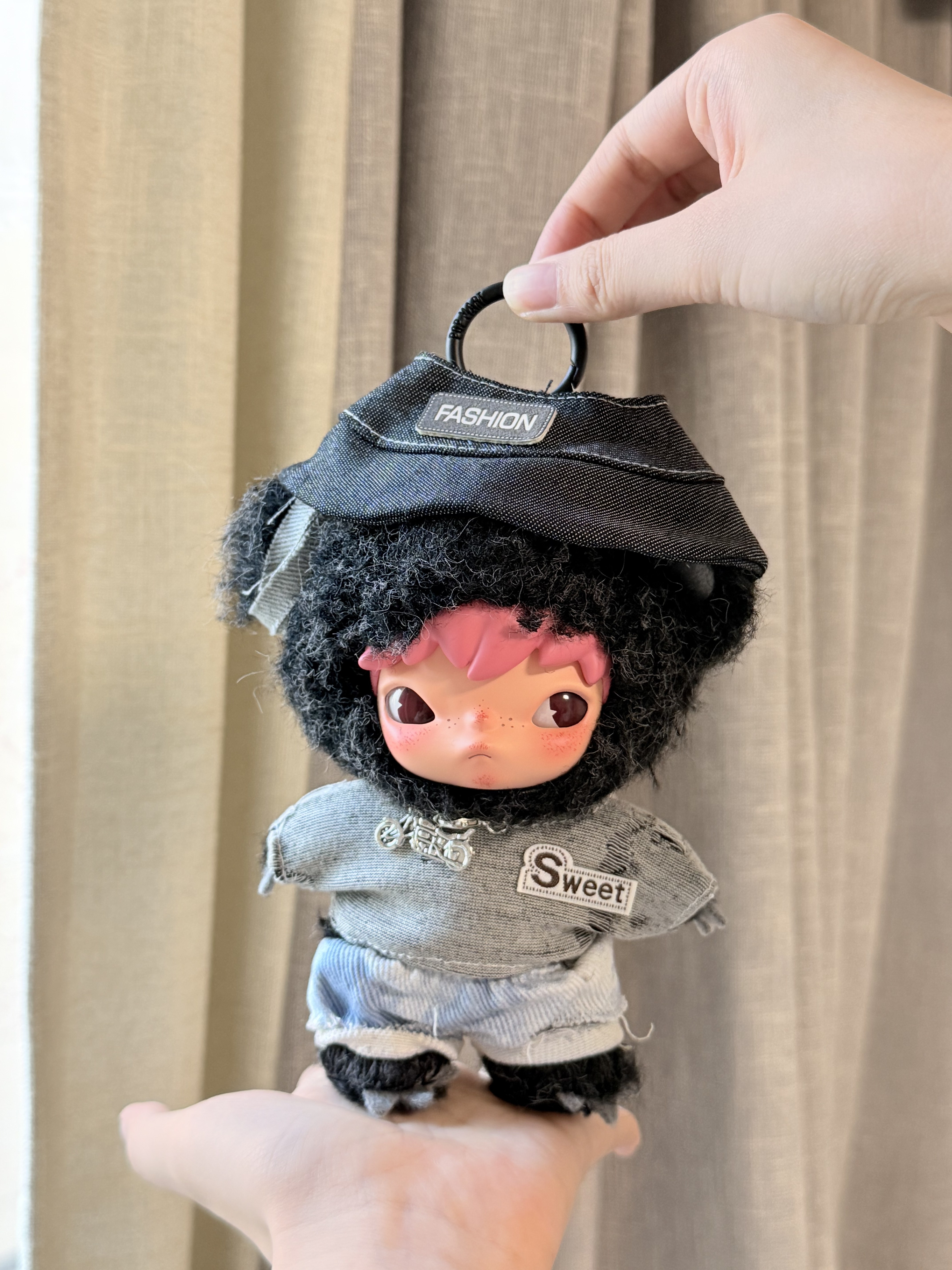 【手工】小野hirono公路日志娃衣毛绒公仔挂件搪胶盲盒着替衣服,淘宝优惠券,粉丝福利购,淘宝优惠卷