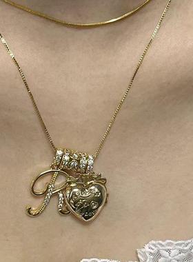 高级感幸运字母小众原创设计项链