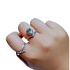 Natural aquamarine treasure Jiuyuan jewelry Santa Maria
