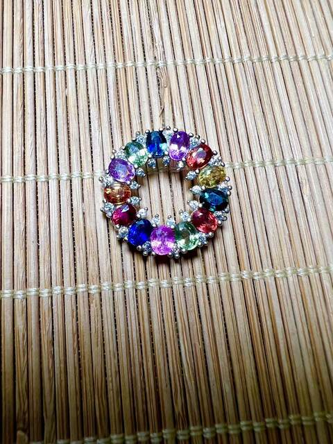 Natural colored sapphire colored sapphire