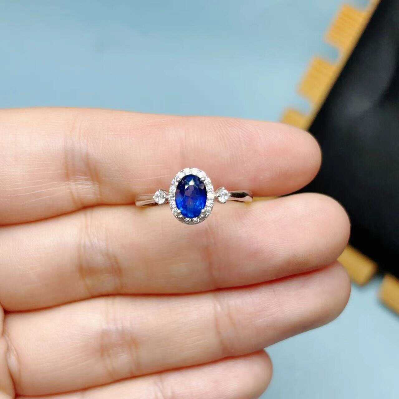 Natural colored sapphire Jiuyuan jewelry