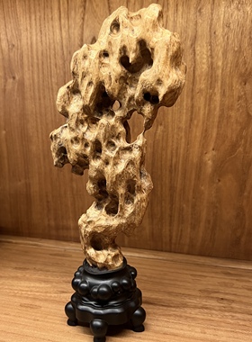 孤品太湖石摆件沉香木摆件太湖石沉香文化博物馆中式摆件