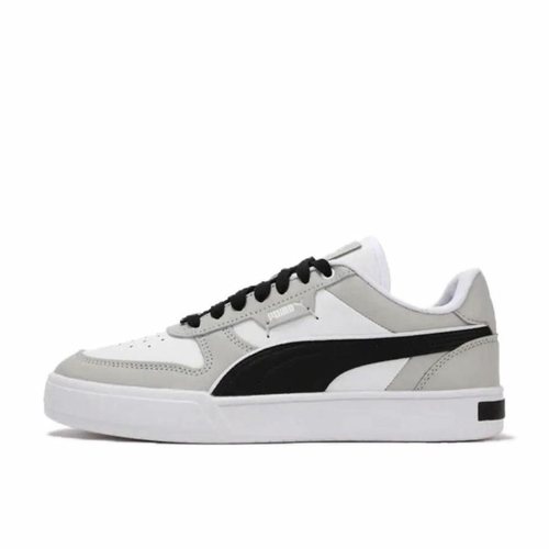 彪马PUMA男女情侣复古低帮轻便皮面黑白色百搭运动休闲板鞋384953 - 图3