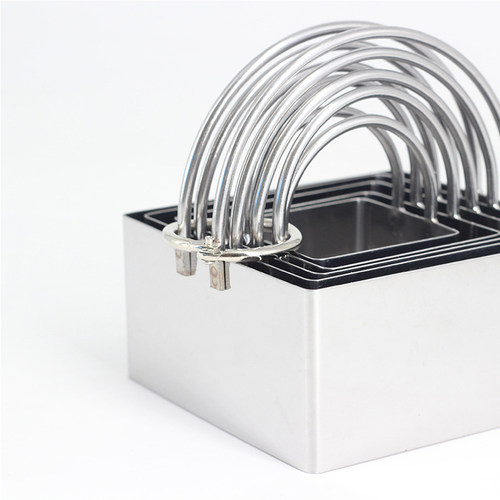 五件套不锈钢饼干模具方形饼干切割器曲奇切饼器多用途烘焙小工具 - 图3