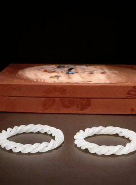 非遗工艺手工镂空麻花手镯