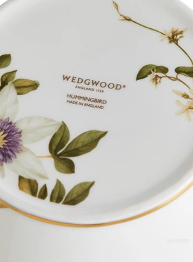 现货英产WEDGWOOD威基伍德蜂鸟花瓶摆件客厅插花花瓶欧式骨瓷花瓶