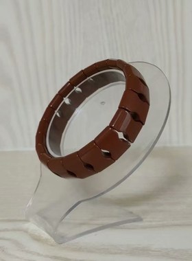 托玛琳麦饭石咖啡色多规格手链