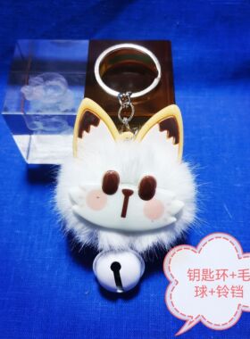 跨境新款招财猫毛绒挂件可爱学校活动礼品钥匙扣娃娃闺蜜书包挂件