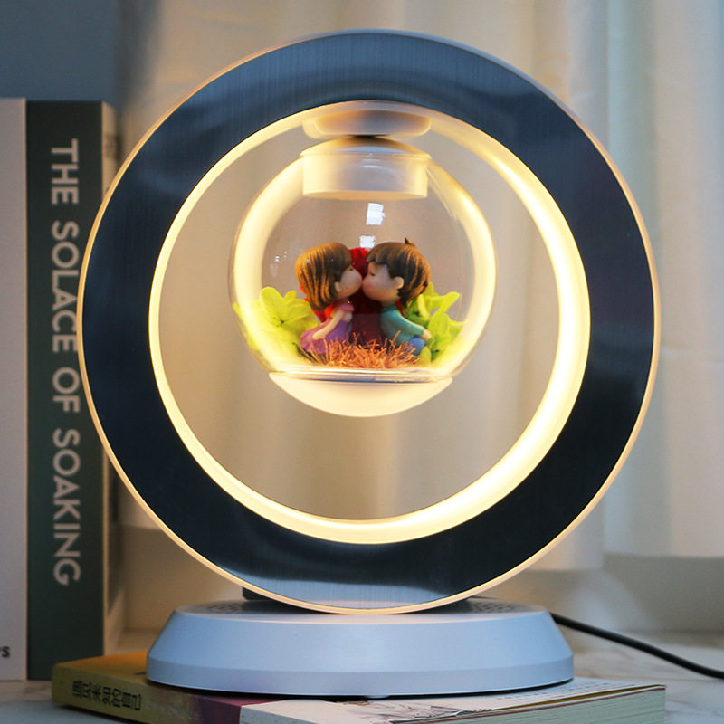 磁悬浮永生花送女朋友老婆闺蜜情人节礼物生日38三八妇女节礼物