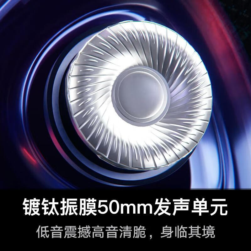【品牌补贴15%】ROG棱镜2 白色 三模无线头戴式游戏耳机7.1华硕 - 图1