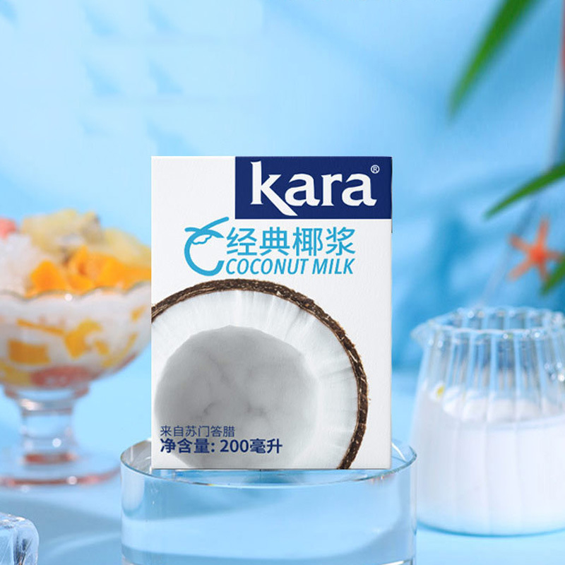 Kara佳乐椰浆浓缩进口椰奶椰汁西米露奶冻奶茶水果捞烘焙家用露楚 - 图0