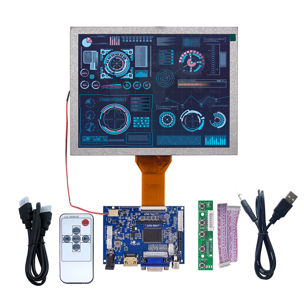8寸50Pin群创EE080NA-06A AT080TN52 4:3 800*600 液晶屏 可配驱 - 图3