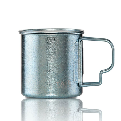 Британский Taic Titanium Pure Titanium Water Cup Cup Cust может сложить свежую консервацию на открытом воздухе высокая подарка на кофейную чашку.