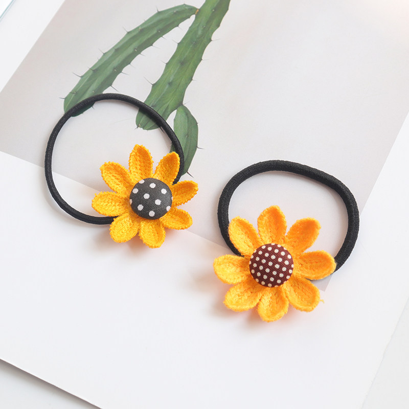 韩国网红公主可爱儿童发饰小女孩向日葵发夹边夹小雏菊太阳花头绳,淘宝优惠券,粉丝福利购,淘宝优惠卷
