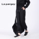 Lapargay Napajia Fashion Casual Pants Black Small Feet Sport Pants All-match Loose Lace-up Waist-Tipping Pants